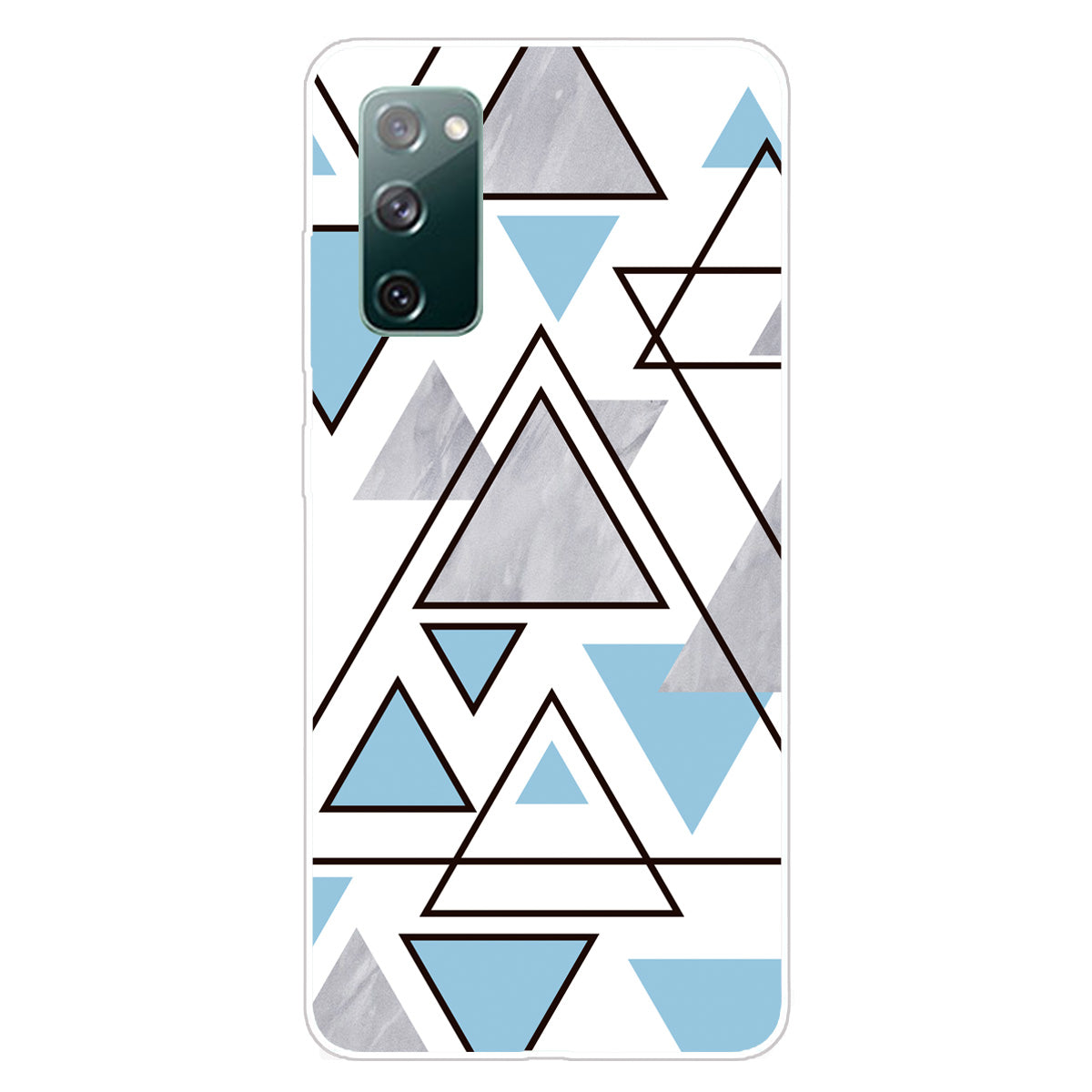 Triangle Marble Pattern Soft TPU Shockproof Phone Back Cover Case for Samsung Galaxy S20 FE/S20 FE 5G/S20 Lite/S20 FE 2022 - Style H Triangle Marble Pattern Soft TPU Shockproof Phone Back Cover Case for Samsung Galaxy S20 FE/S20 FE 5G/S20 Lite/S20 FE 2022 - Style H